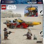 LEGO Star Wars 75437 Speeder di Cobb Vanth con Cobb Vanth e Cad Bane Blaster e Jetpack