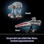 LEGO Star Wars 75440 AT-AT con Snowspeeder Supporto e Targhetta