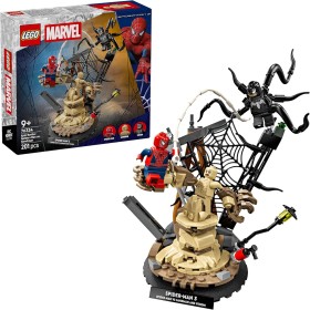 LEGO Marvel 76334 Battaglia Epica: Spider-Man vs. Sandman con 3 Minifigure e Cantiere Edile
