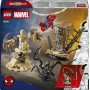 LEGO Marvel 76334 Battaglia Epica: Spider-Man vs. Sandman con 3 Minifigure e Cantiere Edile