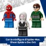 LEGO Marvel 76338 Battaglia Mech: Spider-Man vs. Doc Ock con 3 Minifigure Shooter e Corde-Ragnatela