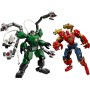 LEGO Marvel 76338 Battaglia Mech: Spider-Man vs. Doc Ock con 3 Minifigure Shooter e Corde-Ragnatela