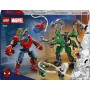 LEGO Marvel 76338 Battaglia Mech: Spider-Man vs. Doc Ock con 3 Minifigure Shooter e Corde-Ragnatela