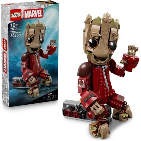 LEGO Marvel 76341 Groot in Tuta da Ravager Action Figure da Collezione per Supereroi
