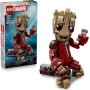 LEGO Marvel 76341 Groot in Tuta da Ravager Action Figure da Collezione per Supereroi