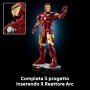 LEGO Marvel 76344 Iron Man Mark 3 Edizione del Collezionista Action Figure Avengers con Minifigure e Reattore Arc