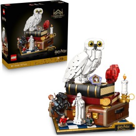LEGO Harry Potter 76466 Pietra Filosofale Edizione del Collezionista con Scene del Film Edvige e 3 Minifigure