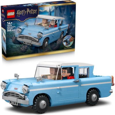 LEGO Harry Potter 76470 Ford Anglia Volante Incantata Modellino Ford Anglia con Personaggi di Harry e Ron e Figura di Edvige