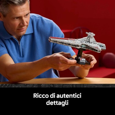 LEGO Star Wars 75441 Attack Cruiser Classe Venator con Astronave della Repubblica