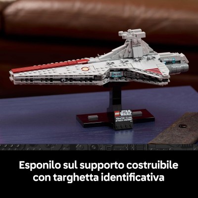 LEGO Star Wars 75441 Attack Cruiser Classe Venator con Astronave della Repubblica