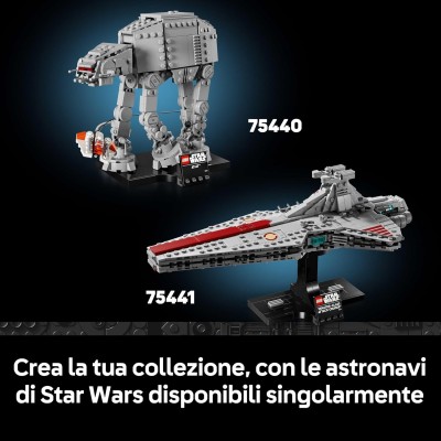 LEGO Star Wars 75441 Attack Cruiser Classe Venator con Astronave della Repubblica