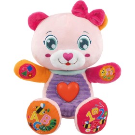 Clementoni 17964 Betta Dolce Orsetta Peluche Interattivo Parlante con Centro attività per Sviluppo Sensoriale e Cognitivo