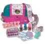 Clementoni 18206 Crazy Chic Nail Art Case Borsa Trasformabile in Banchetto Creativo con Smalti Unghie Finte e Adesivi