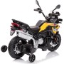 Motocicletta Elettrica per Bambini Moto BMW F 850 GS 12V con Ruote in Gomma Luci LED MP3 Suoni Rotelle Removibili Sospensioni