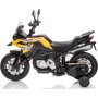 Motocicletta Elettrica per Bambini Moto BMW F 850 GS 12V con Ruote in Gomma Luci LED MP3 Suoni Rotelle Removibili Sospensioni