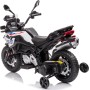 Motocicletta Elettrica per Bambini Moto BMW F 850 GS 12V con Ruote in Gomma Luci LED MP3 Suoni Rotelle Removibili Sospensioni