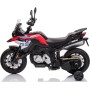 Motocicletta Elettrica per Bambini Moto BMW F 850 GS 12V con Ruote in Gomma Luci LED MP3 Suoni Rotelle Removibili Sospensioni
