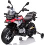 Moto Elettrica per Bambini BMW F 850 GS 12V Motocicletta con Ruote in Gomma Luci LED MP3 Suoni Rotelle Removibili Sospensioni