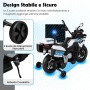 Moto Elettrica BMW F 850 GS 12V per Bambini Police Edition con Luci LED MP3 Sirena Bauletto e Rotelle