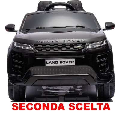 Auto Macchina Elettrica per Bambini 12V Range Rover Evoque Nero Seconda Scelta