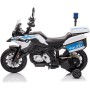 Motocicletta Elettrica per Bambini Moto BMW F 850 GS 12V Police Edition con Luci LED MP3 Sirena Bauletto e Rotelle
