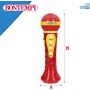 Bontempi 41 2020 StarMic Karaoke Microfono con Effetti Luminosi per Esibizioni da Vera Star Rosso