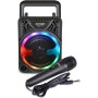 Bontempi 49 1000 Mini Speaker Wireless con Microfono Luci RGB e Funzione Radio
