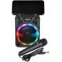 Bontempi 49 1000 Mini Speaker Wireless con Microfono Luci RGB e Funzione Radio
