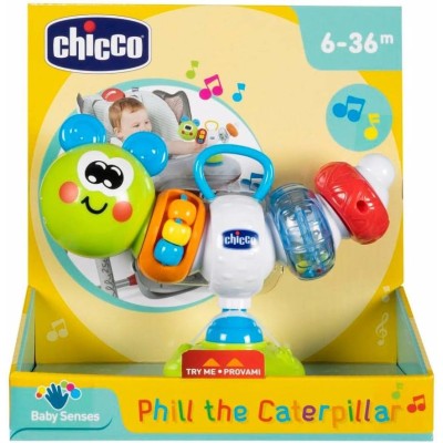 Chicco 010036 Bruchino Ballerino Gioco Elettronico per Seggiolone con Suoni Melodie e Attività Manuali