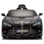 Macchina Elettrica per Bambini BMW I4 Telecomandata 12v con Fari a Led Bluetooth Cinture di Sicurezza a 3 Punti