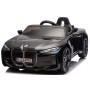 Macchina Elettrica per Bambini BMW I4 Telecomandata 12v con Fari a Led Bluetooth Cinture di Sicurezza a 3 Punti