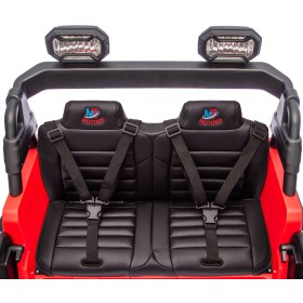 Sedile in Pelle Imbottito per Ford Bronco 24V con 2 Cinture di Sicurezza Indipendenti a 3 Punti