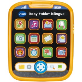 VTech 578549 Baby Tablet Bilingue Educativo con 12 Tasti Luminosi Applicazioni e Frecce Direzionali