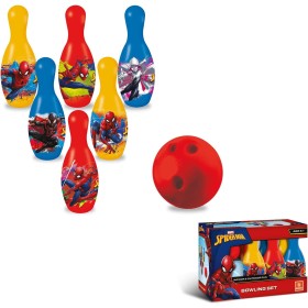 Mondo Toys 28075 Set da Bowling Spiderman con 1 palla e 6 Birilli tema Spiderman