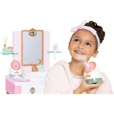 Jakks Pacific 233384 Disney Princess Style Collection Deluxe Day Spa con vaporizzatore Skincare Essentials oltre 20 pezzi