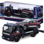 Bburago Modellino Carro Attrezzi Carabinieri con Alfa Romeo Giulia Carabinieri 1:43 Flatbed Tow Truck