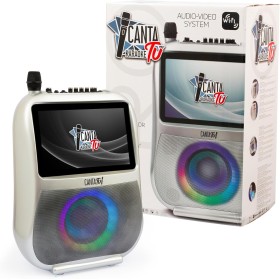 Giochi Preziosi CTC10000 Canta Tu Karaoke Pro con Microfono Wireless Display Touch Effetti Vocali