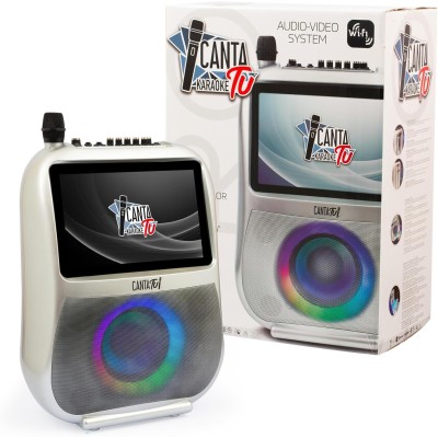 Giochi Preziosi CTC10000 Canta Tu Karaoke Pro con Microfono Wireless Display Touch Effetti Vocali