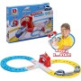 BBURAGO 16-88618 Shake-It Runner Infinity Track Polizia Pista da Corsa con Macchina della Polizia Funzione Shake & Go