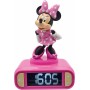 Lexibook RL800MN Disney Minnie Sveglia notturna con Suoni melodie e Schermo LCD retroilluminato