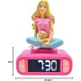 Lexibook RL800BB Barbie Sveglia notturna con Suoni e melodie Schermo LCD retroilluminato