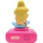 Lexibook RL800BB Barbie Sveglia notturna con Suoni e melodie Schermo LCD retroilluminato