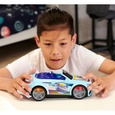 Dickie Toys 203765008 Mercedes-Benz Classe E Streets'n beatz 23cm Marcia avanti Funzione Spinning luci e Suoni