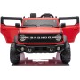NUOVA Ford Bronco 24V Maxi Suv Fuoristrada 2 Posti Auto Macchina Elettrica per Bambini con Telecomando 0995