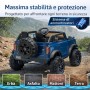 NUOVA Ford Bronco 24V Maxi Suv Fuoristrada 2 Posti Auto Macchina Elettrica per Bambini con Telecomando 0995