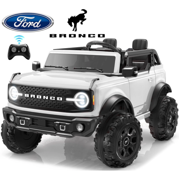 Nuova Ford Bronco 24V Maxi Suv Fuoristrada 2 Posti Auto Macchina Elettrica per Bambini con Telecomando