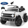 NUOVA Ford Bronco 24V Maxi Suv Fuoristrada 2 Posti Auto Macchina Elettrica per Bambini con Telecomando 0995