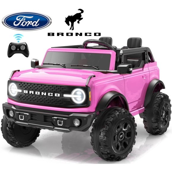 Nuova Ford Bronco 24V Maxi Suv Fuoristrada 2 Posti Auto Macchina Elettrica per Bambini con Telecomando