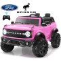 NUOVA Ford Bronco 24V Maxi Suv Fuoristrada 2 Posti Auto Macchina Elettrica per Bambini con Telecomando 0995