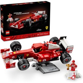 Lego Icons 11375 Ferrari F2004 e Michael Schumacher